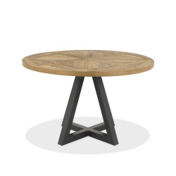 Dining table INDUS D125xH76,6cm, oak