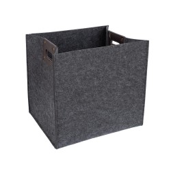 Basket MAX FELT-1, 40x32xH37cm, dark grey