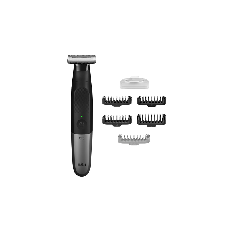 Braun Hybrid Hair, Beard, Body Trimmer XT5100 Series X Operating time (max) 60 min Wet & Dry Black