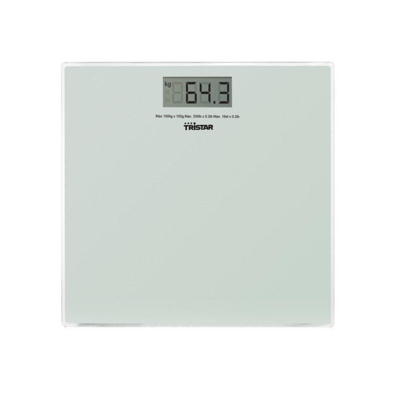 Tristar Bathroom scale WG-2419 Maximum weight (capacity) 150 kg Accuracy 100 g White