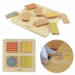 MASTERKIDZ Puzzle Double-sided Touch Visual Blocks