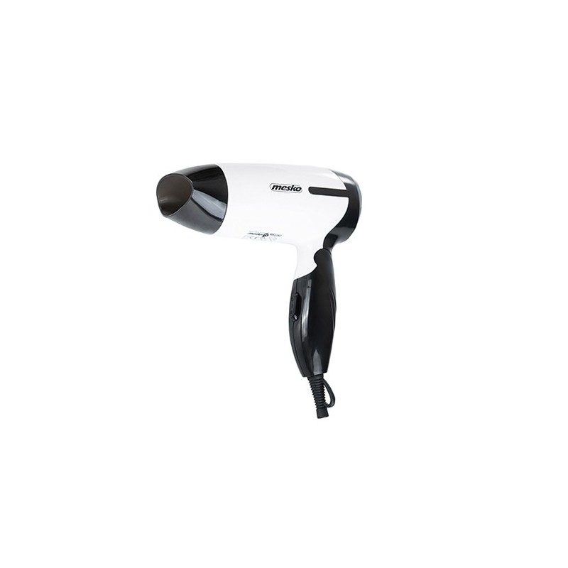 Mesko Hair Dryer MS 2262 1000 W Number of temperature settings 2 Black/White