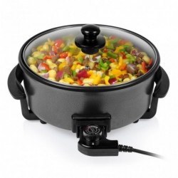 Tristar Multifunctional grill pan XL PZ-9135 Diameter 30 cm Grill 1500 W Lid included Fixed handle Black