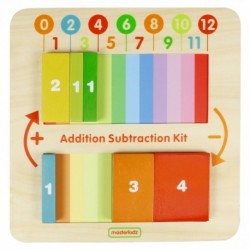 MASTERKIDZ Educational Blackboard Puzzle Learning Addition and Subtraction