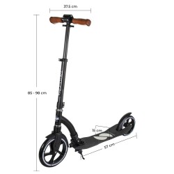 Urban Scoter Story Retro Ride, front wheel suspension