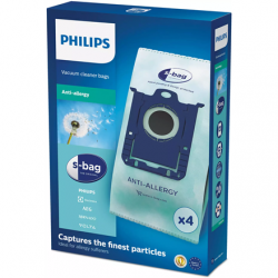 Philips Vacuum cleaner bags, S-bag FC8022/04 4 pc(s)