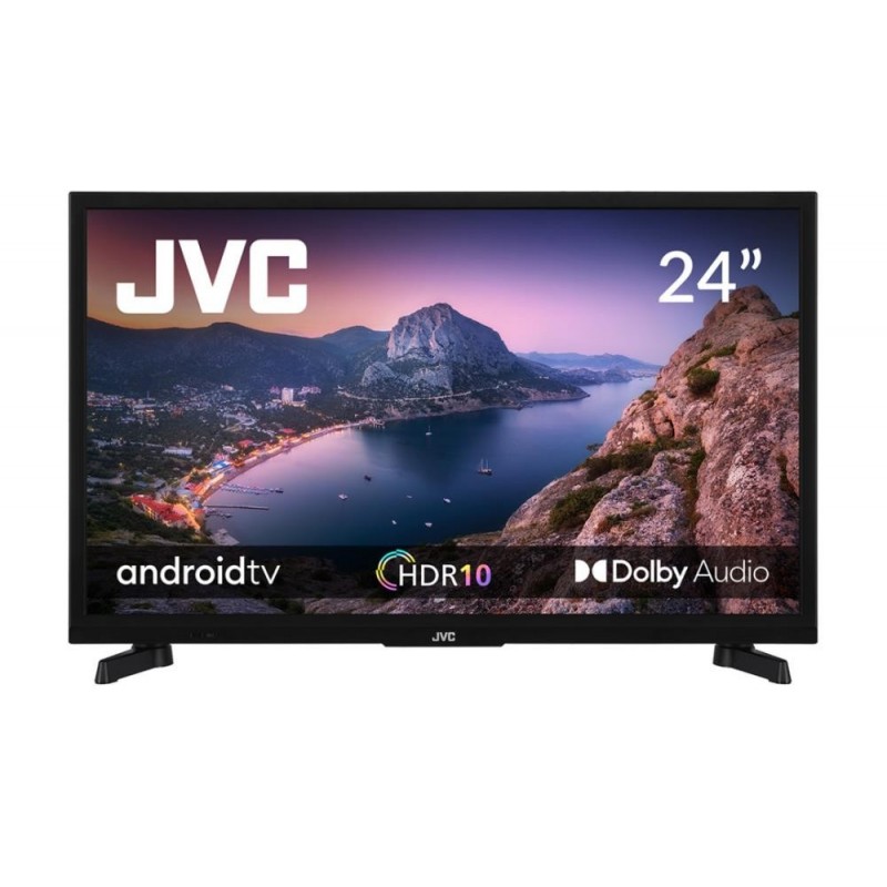 TV Set JVC 24" Smart/HD 1366x768 Wireless LAN Bluetooth Android TV LT-24VAH3300