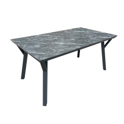 Table CASPER 160x90H73cm, grey