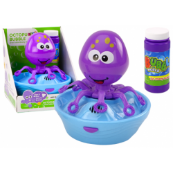 Purple Octopus Bubble Machine