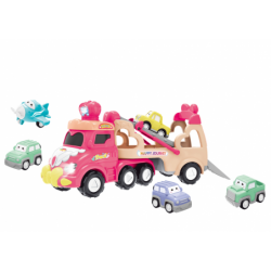 Set of wheels for children 5w1 White and Pink Children