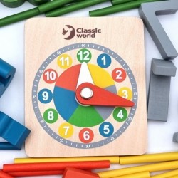 CLASSIC WORLD Math Game Numbers Signs Math Actions Clock