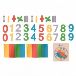 CLASSIC WORLD Math Game Numbers Signs Math Actions Clock