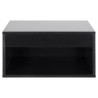 Nightstand CHOLET 50x35xH24,3cm, black