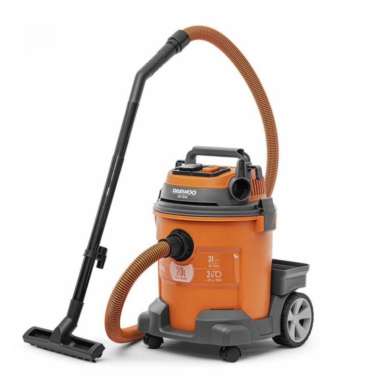 Vacuum Cleaner DAEWOO DAVC 2014S Wet/dry/Industrial 1400 Watts Capacity 20 l Noise 85 dB Weight 6.5 kg DAVC2014S