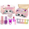 Beauty Set Plush Cosmetic Bag Kitty Nail Polish Lipsticks