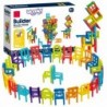 WOOPIE Skill Game Block Puzzle Balancing Chairs 36 pcs.