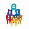 WOOPIE Skill Game Block Puzzle Balancing Chairs 36 pcs.