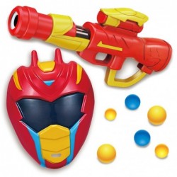 WOOPIE Set of Foam Ball Gun Rifle + Mask for Children Automatic Launcher 11 pcs.