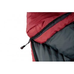 Sleepingbag Hight Peak TR300 left, darkred/gray