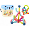 Magnetic Blocks in a Bucket 78 Elements Blue Kitten