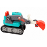 Cartoon Crawler Excavator For Turning DIY Turquoise