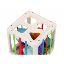 Educational Cube Sorter For Babies, Colorful Blocks