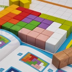 Tooky Toy Puzzle Bricks Tetris 10 Difficulty Levels 22 pcs.