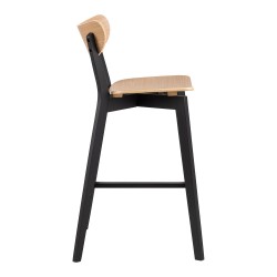 Bar stool ROXBY natural black