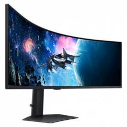 LCD Monitor SAMSUNG Odyssey G9 49" Gaming/Curved Panel VA 5120x1440 32:9 1 ms Swivel Height adjustable Tilt Colour