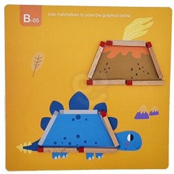 TOOKY TOY Wooden Jigsaw Puzzle Puzzle Game Puzzles Magnetic Matches for Children 58 el.