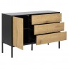 Sideboard SEAFORD 120x40xH82cm, oak