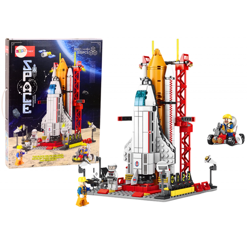 Spaceship Construction Blocks Space Rocket 506 pieces.
