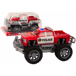 Police Car Pickup Red...