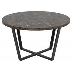 Coffee table AMBLE D77xH44cm, brown