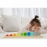 CLASSIC WORLD Puzzle Blocks Learning to Count and Colors for Children 66 pcs.
