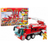 Bricks Set Fire Department Base Car Auto Helicopter 845 El