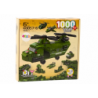 Military Helicopter Block Set Military Green 1000 pcs