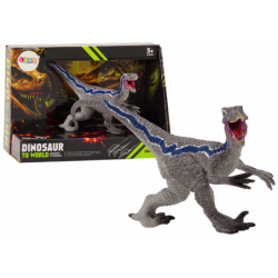 Dinosaur Collectible Figurine Velocitaptor Gray 1El