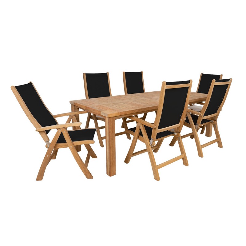 Dining set BALI with 6 chairs