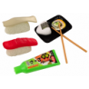 Sushi Toy Set, Shrimp Accessories for Children, 24 pieces.