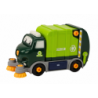 Cartoon Garbage Truck Turning Movable DIY Green