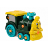 Cartoon Turning Locomotive DIY Green