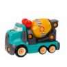 Cartoon Concrete Mixer Truck DIY Turning Turquoise