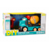 Cartoon Concrete Mixer Truck DIY Turning Turquoise