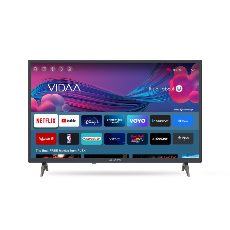 Allview 32iPlay6000-H 32" (81 cm) Smart TV VIDAA HD Black