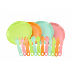 Fruit Cutting Set Salad Cutlery Tray Foodstuffs 25 pcs.