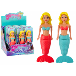 Mermaid Bath Wind Up Water Floating Turquoise Pink Doll MIX