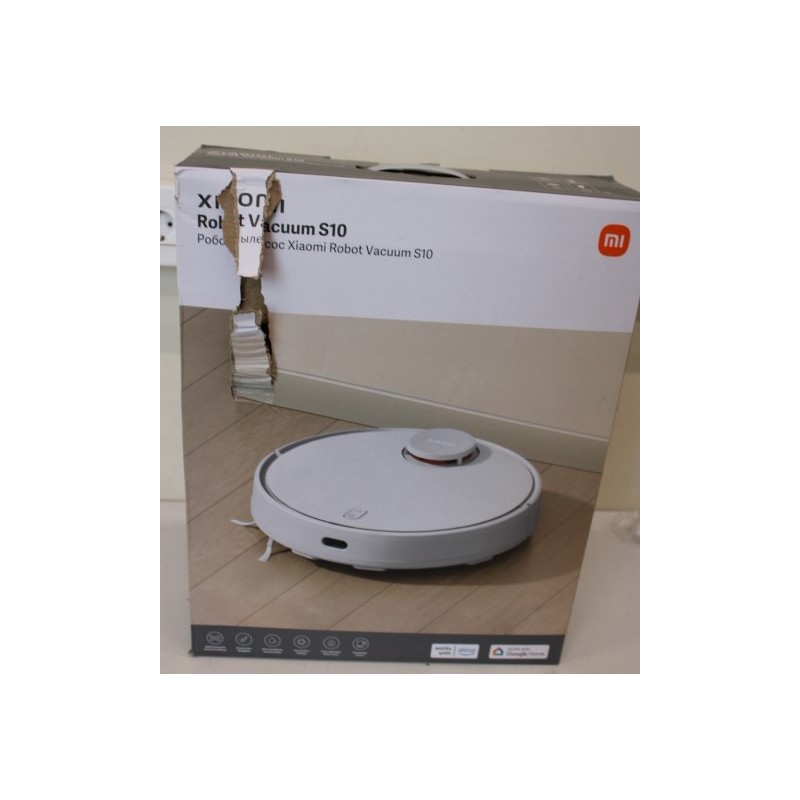 SALE OUT.Xiaomi S10 EU Robot Vacuum Wet&Dry Operating time (max) 130 min Lithium Ion 3200 mAh Dust