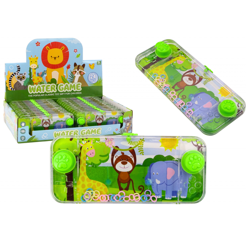 ﻿Water Game Arcade Console Green Monkey Giraffe Safari Pad Wheels