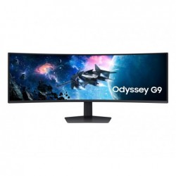 LCD Monitor SAMSUNG Odyssey G9 49" Gaming/Curved Panel VA 5120x1440 32:9 240Hz 1 ms Swivel Height adjustable Tilt Colour